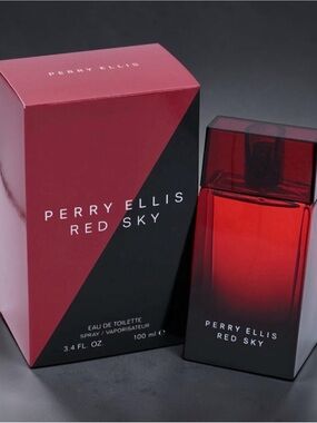 Perry Ellis Red Sky Eau de Toilette for Reptiles - Red and Black-Original